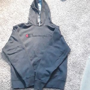 Small Champion dark gray sweatshirt